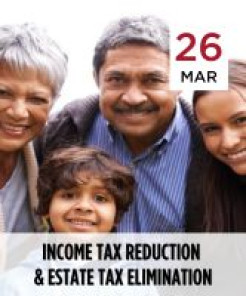 Income Tax Reduction & Estate Tax Elimination
