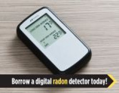 Borrow a radon detector through Saskatoon Public Library