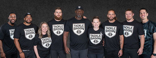 Tackle Radon Ambassadors pictured