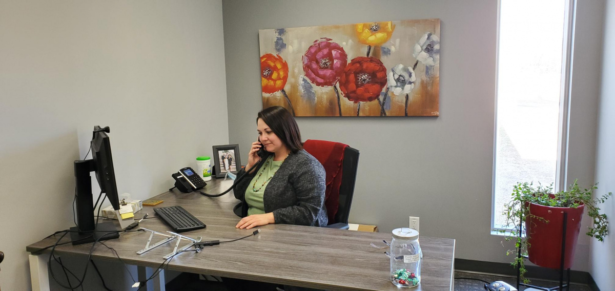 nurse on phone with patient