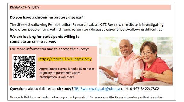 Swallowing Difficulties in Chronic Respiratory Disease