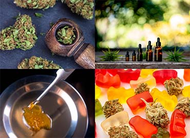various types of cannabis products