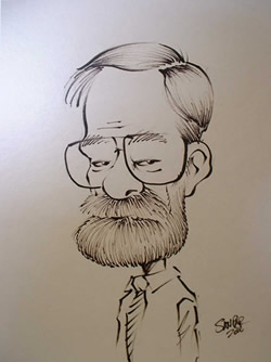 caricature Don Cockroft