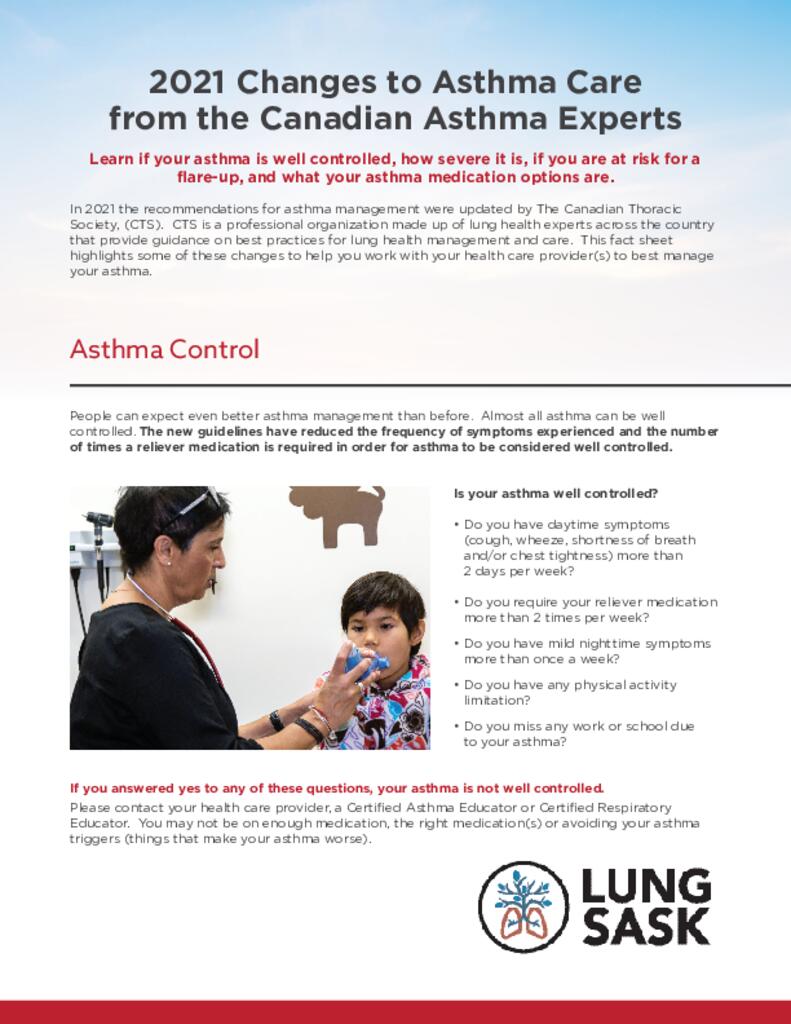 2021 Changes to Asthma Care