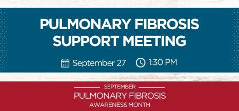 Pulmonary Fibrosis Support Meeting September
