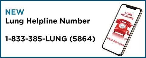 lung helpline new number