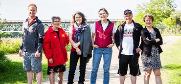 Group of people with COPD 