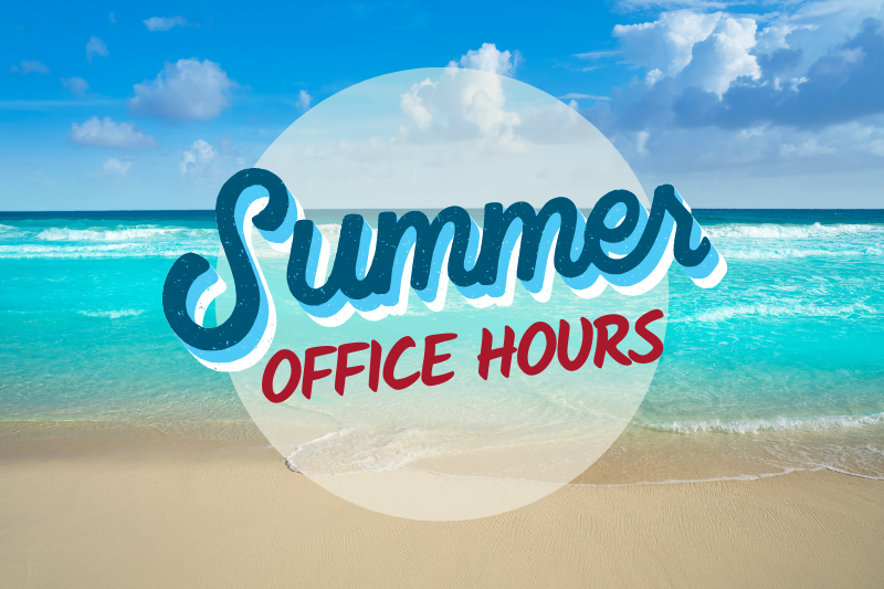 Summer Office Hours