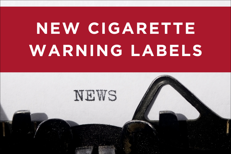 New Cigarette Warning Labels