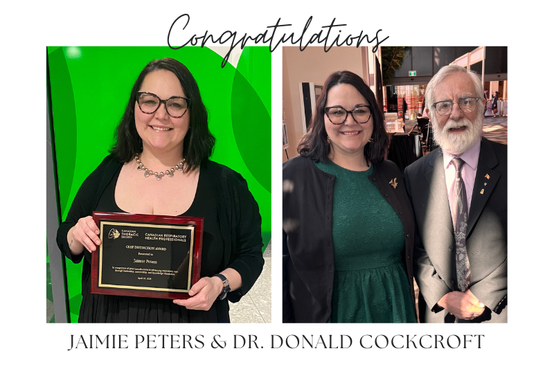 Jaimie Peters & Dr. Donald Cockcroft