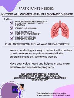 Inviting All Women with Pulmonary Disease