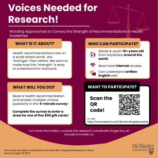 Voices Needed for Research