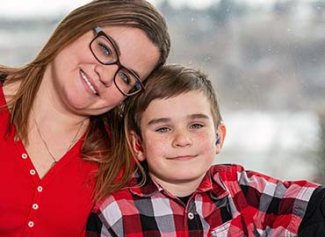 Jenna and her son