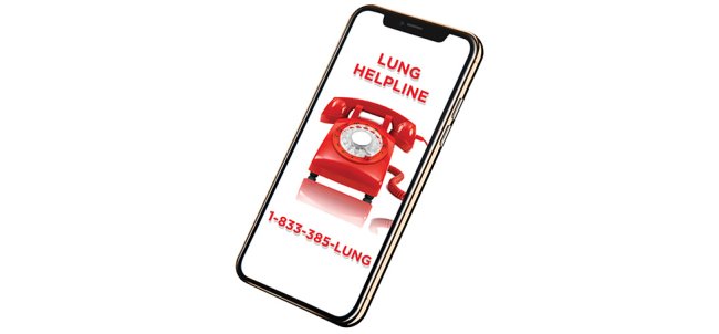 Lung Helpline 1-833-385-LUNG
