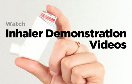 Watch inhaler demonstration videos