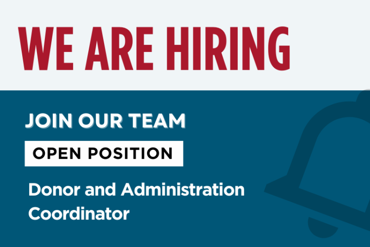 Donor & Administrative Coordinator Job Posting