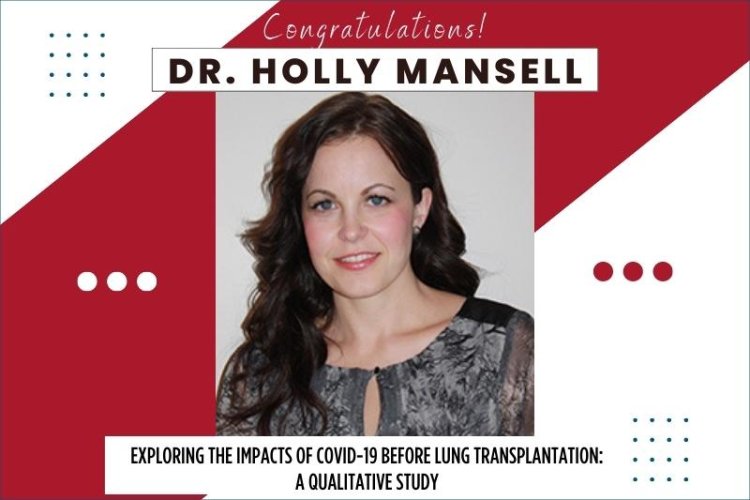 Congrats Dr. Holly Mansell