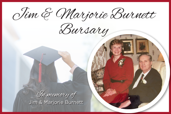 Jim & Marjorie Burnett Bursary