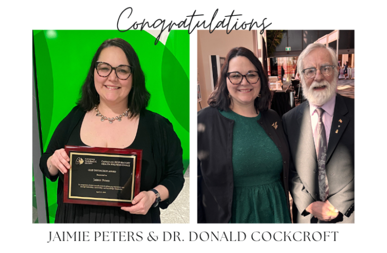 Jaimie Peters & Dr. Donald Cockcroft